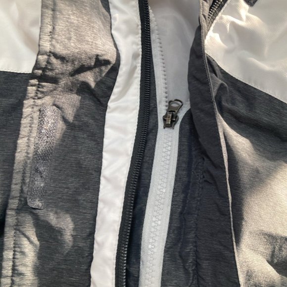 Swiss Tech Jacket Womens Hooded Double Full Zip White Coat Xl Ski Snow Warm - Picture 7 of 11